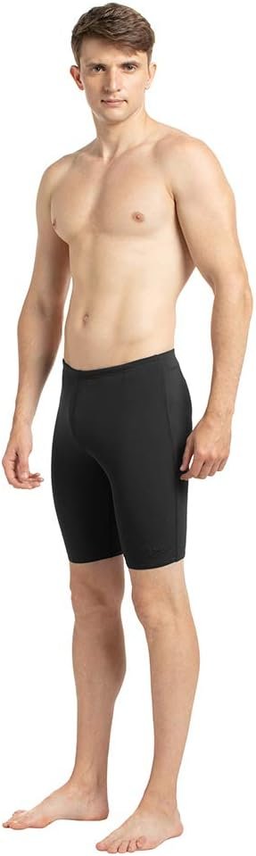 Speedo Men's Jammer Solid Black - Mens