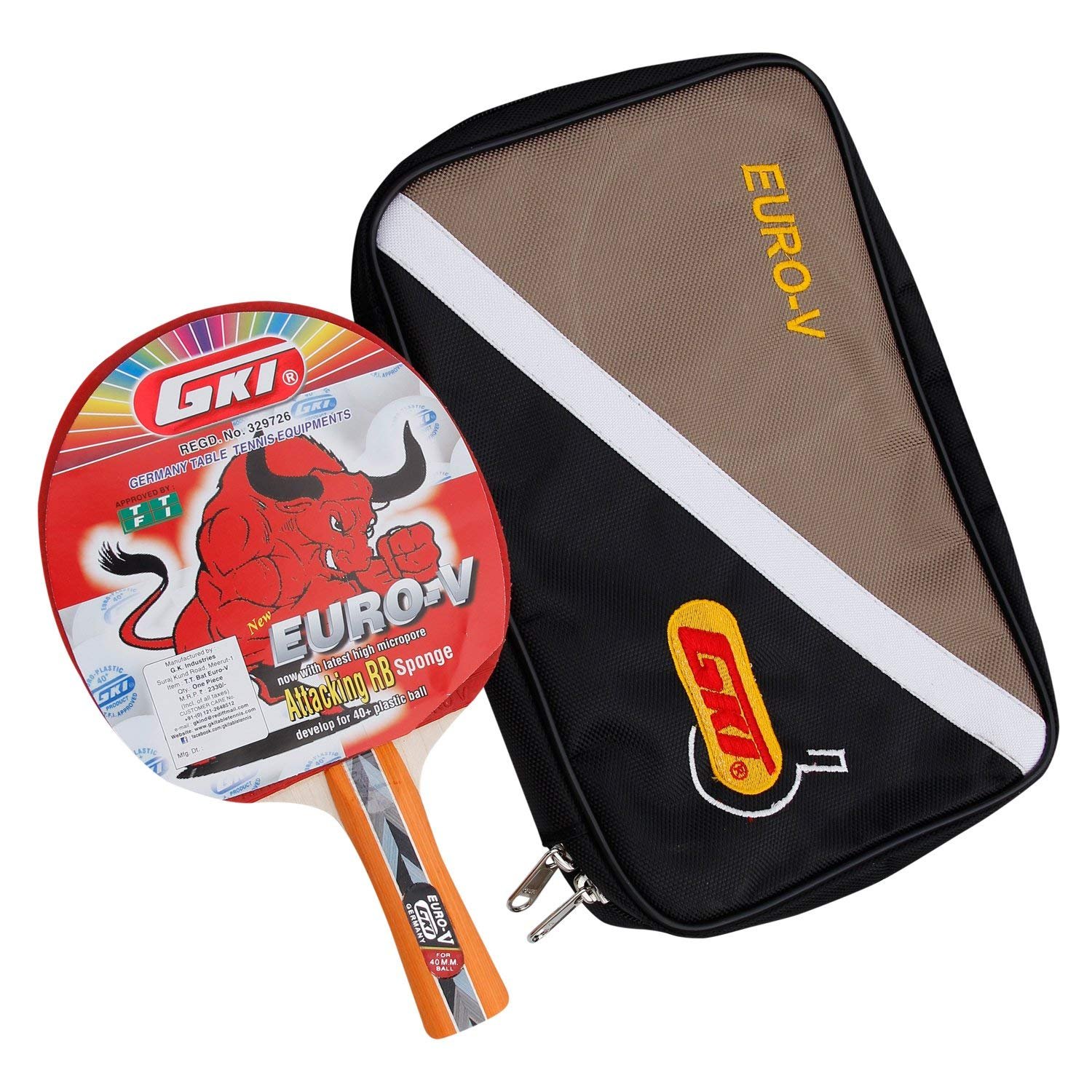 GKI EURO V Table Tennis Bat