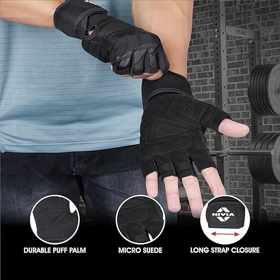 NIVIA GYM AND FITNESS GLOVE